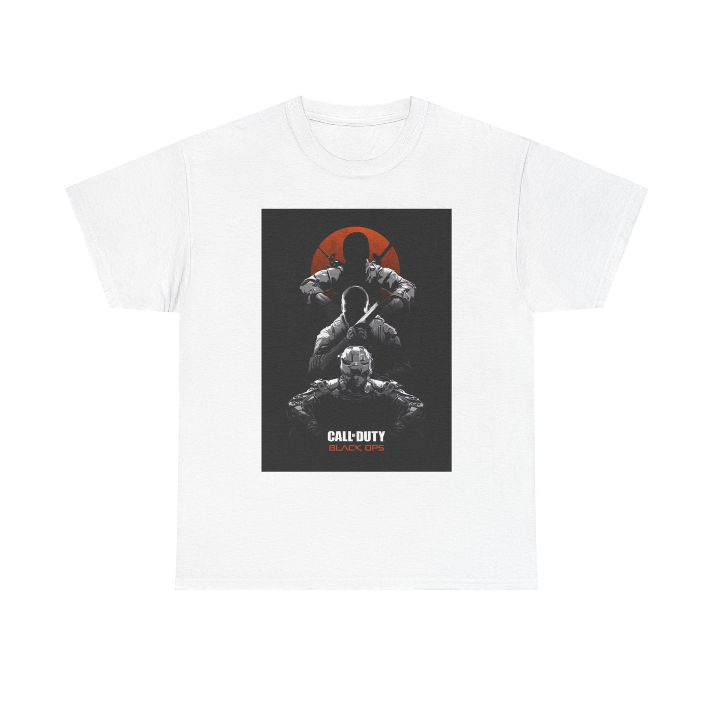 Call of Duty Black OPS Tshirt Retro gamer Xbox gaming Unisex Heavy Cotton Tee
