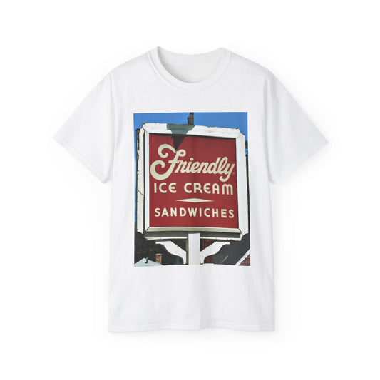 Friendlys ice cream T-shirt vintage New England restaurant chef Ultra Cotton Tee