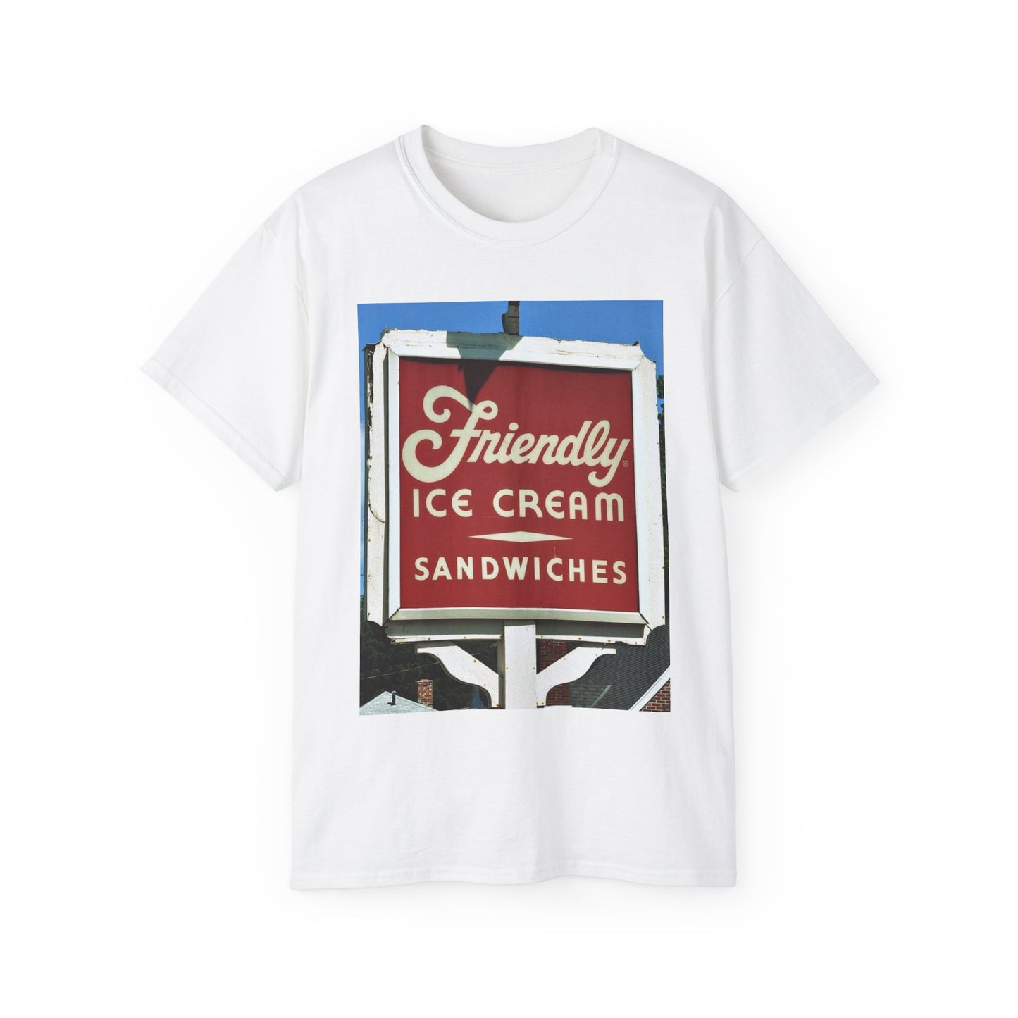 Friendlys ice cream T-shirt vintage New England restaurant chef Ultra Cotton Tee