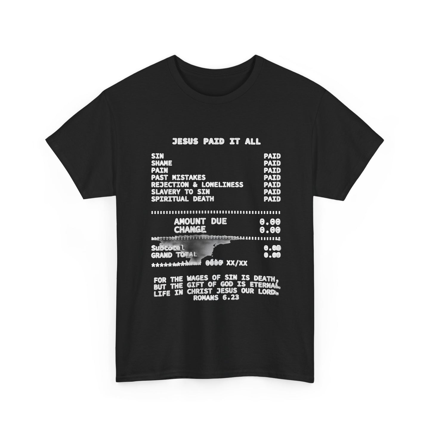 Jesus T-shirt Christ is king Jesus paid religious bible graphic Unisex church