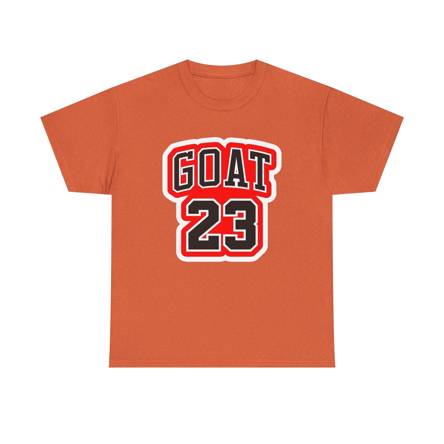 GOAT Jordan 23 Basketball Graphic T Shirt NEW Unisex Heavy Cotton Tee