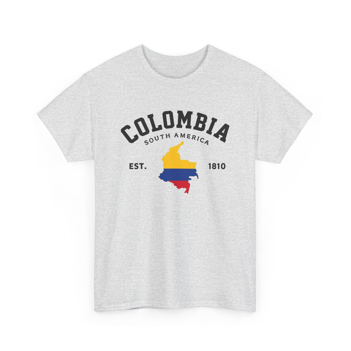 Colombia South America Graphic T Shirt Travel Men's Heavy Cotton Tee