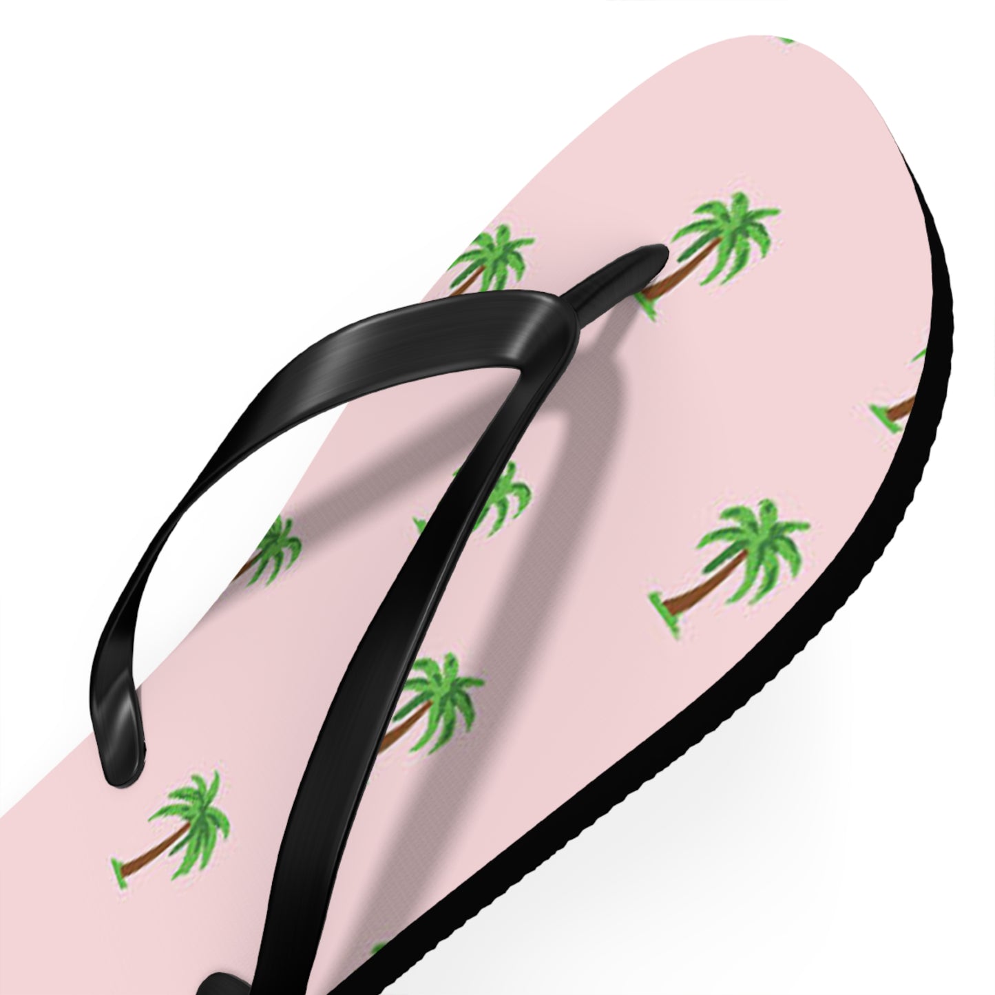 Palm Trees Pink Sandals Summer Flip Flops Slides BRAND NEW