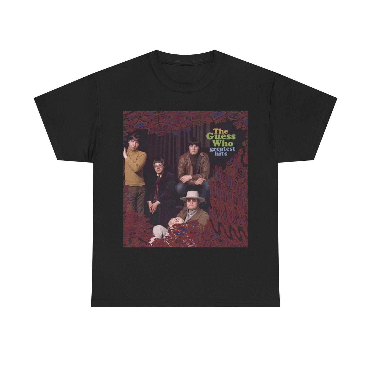 The guess who T-shirt vintage album art superbad Unisex Heavy Cotton Tee