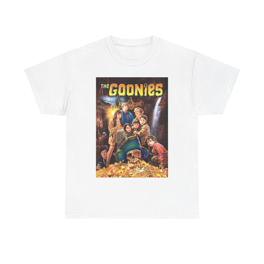 The Goonies Tshirt Vintage Movie Poster 90s Comedy Retro Unisex Heavy Cotton Tee
