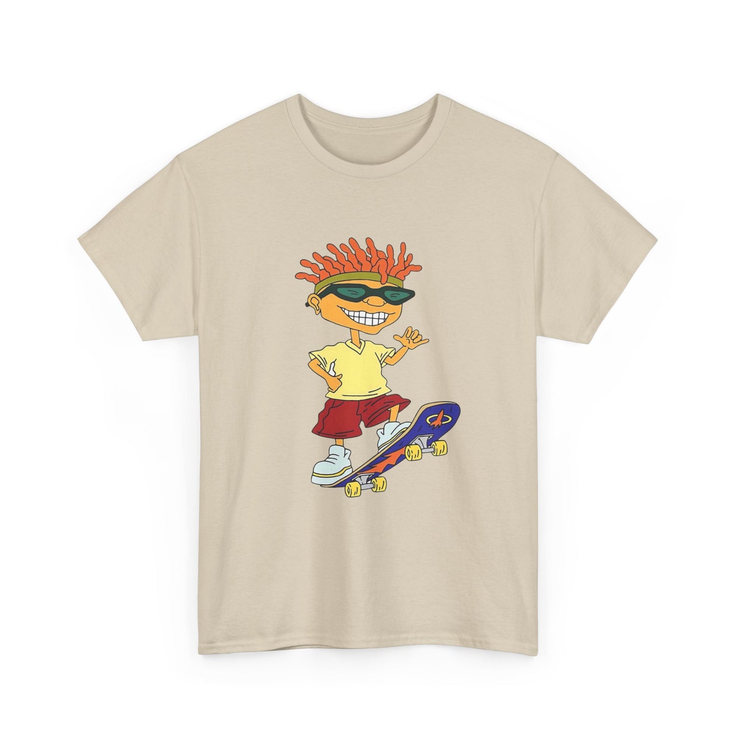 Rocket Power Retro Graphic T Shirt Unisex Heavy Cotton Tee