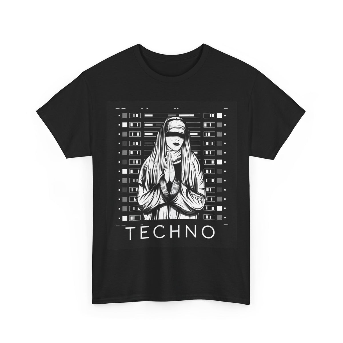 EDM House Music T-shirt Techno Rave Trippy Art Graphics Unisex Heavy Cotton T