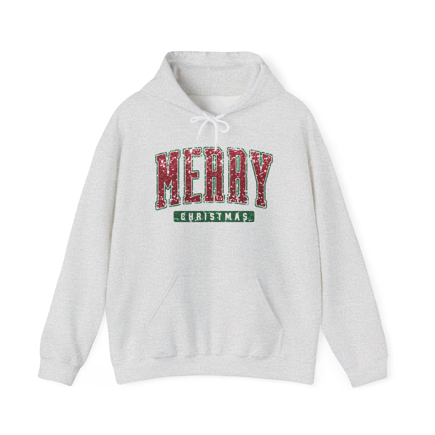 Merry Christmas Festive Graphic Hoodie Unisex Heavy Blend™ Hooded Sweatshirt NEW