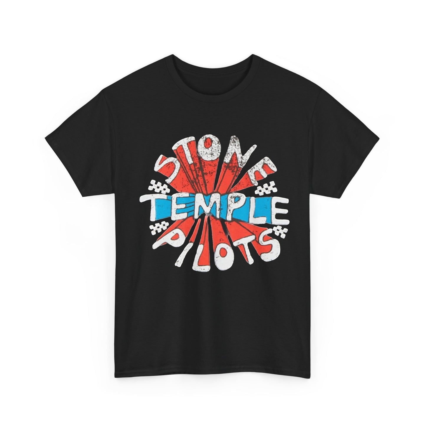 Stone temple pilots T-shirt vintage rock retro graphic Unisex Heavy Cotton Tee