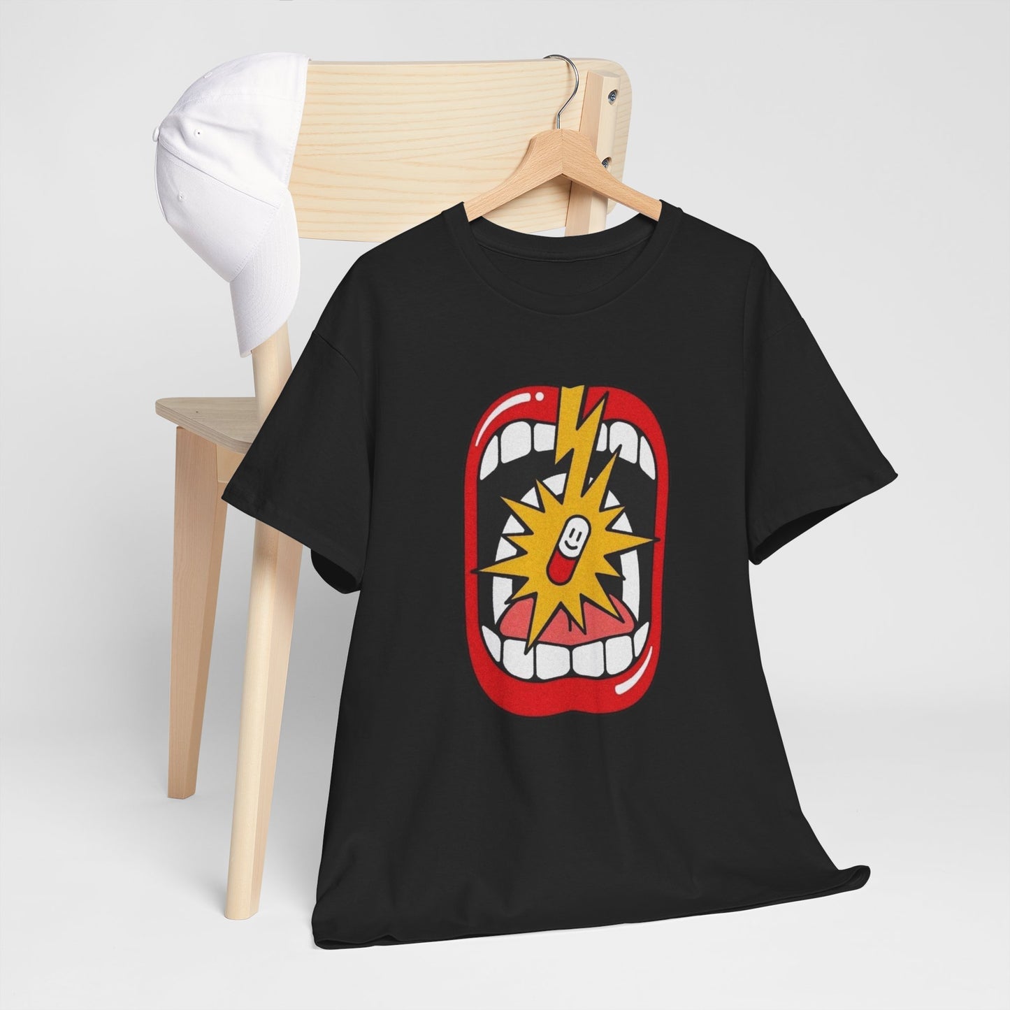 Happy Trip Graphic T Shirt Unisex Heavy Cotton Tee