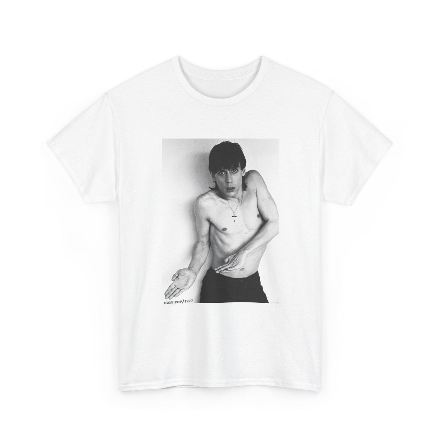 Iggy Pop Tshirt The Passenger Retro Rock New 70s Poster Unisex Heavy Cotton