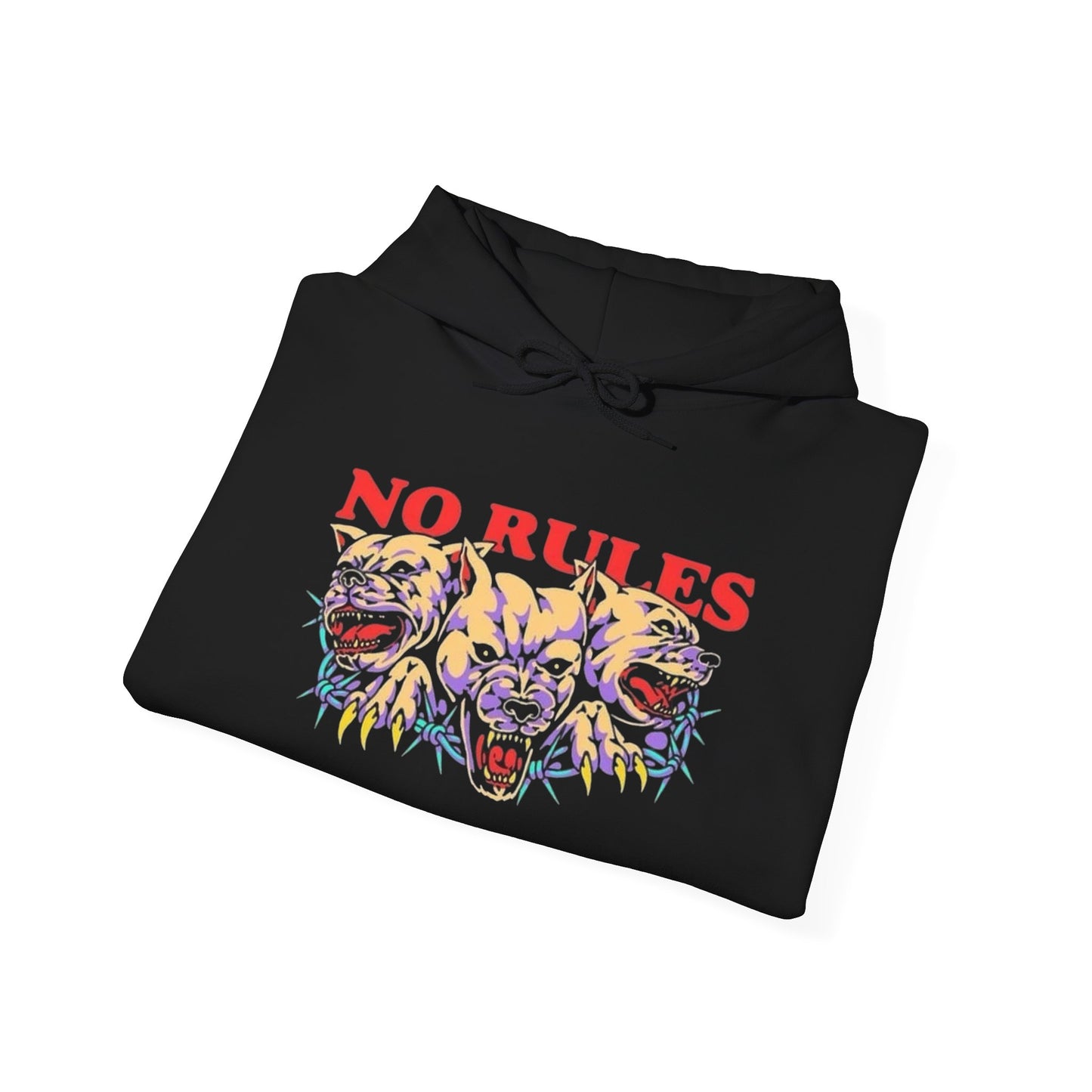 No Rules Graphic Hoodie Unisex Heavy Blend™ Hooded Sweatshirt