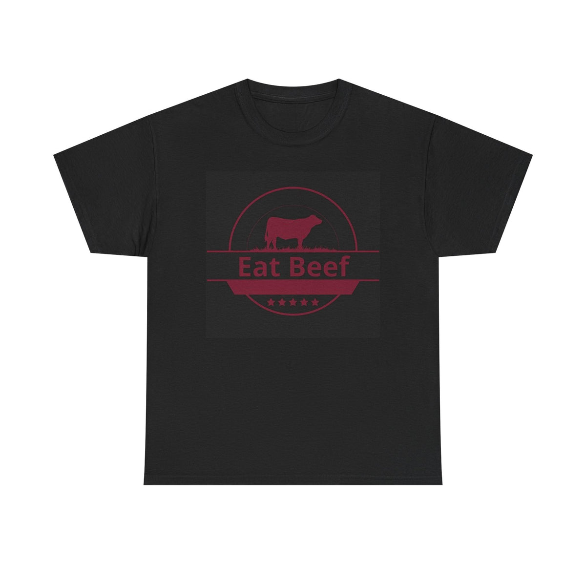 Eat Beef Tshirt Support Farmers Cattle Farms Animals Cows Steak Unisex Heavy Tee