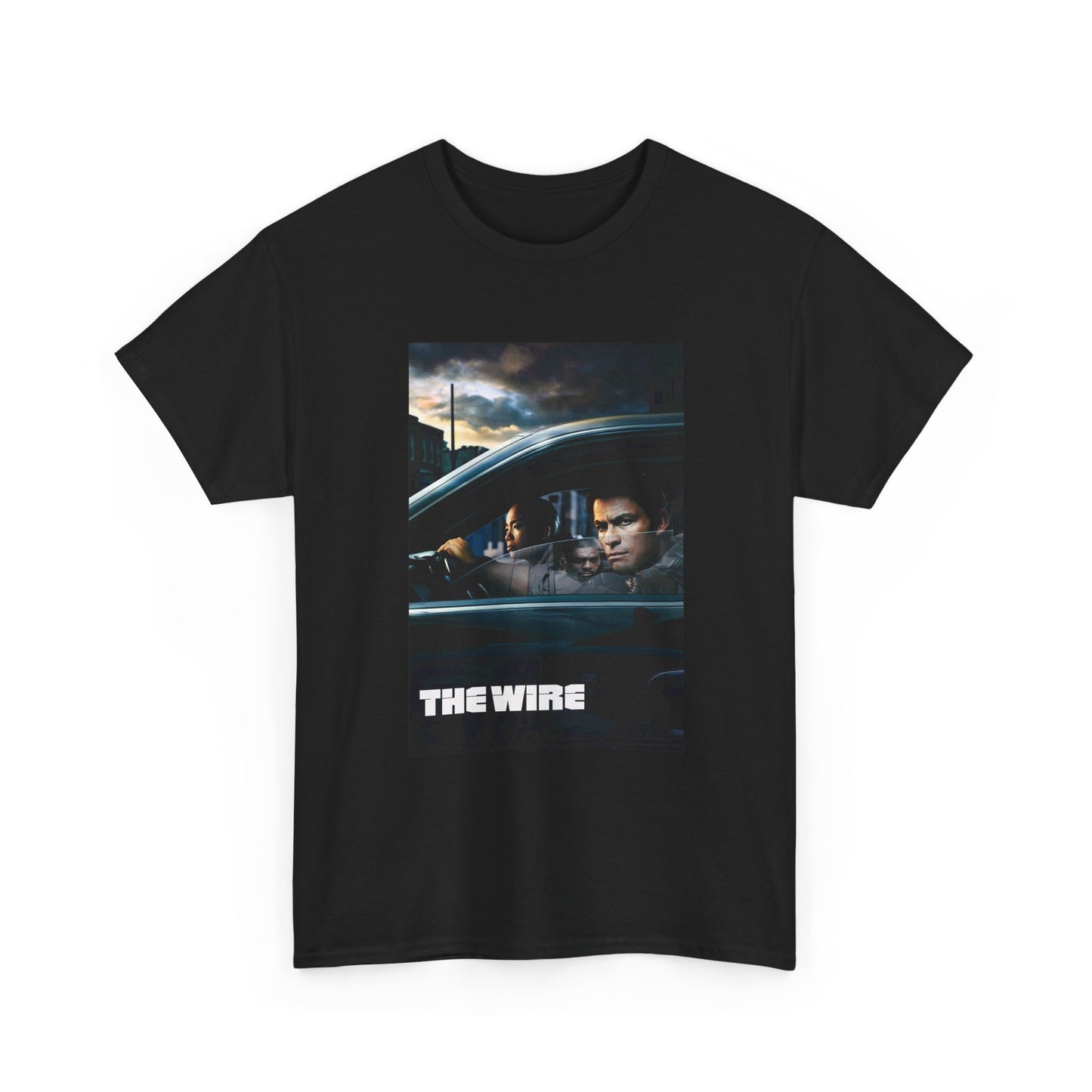 The Wire Tshirt Retro Tv Show Baltimore Omar Little Unisex Heavy Cotton Tee