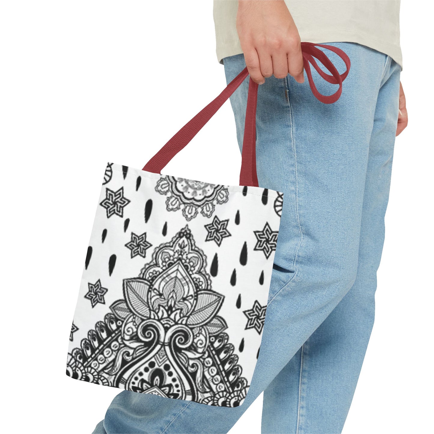 White And Black Multi Color BRAND NEW MODERN Tote Bag (AOP)