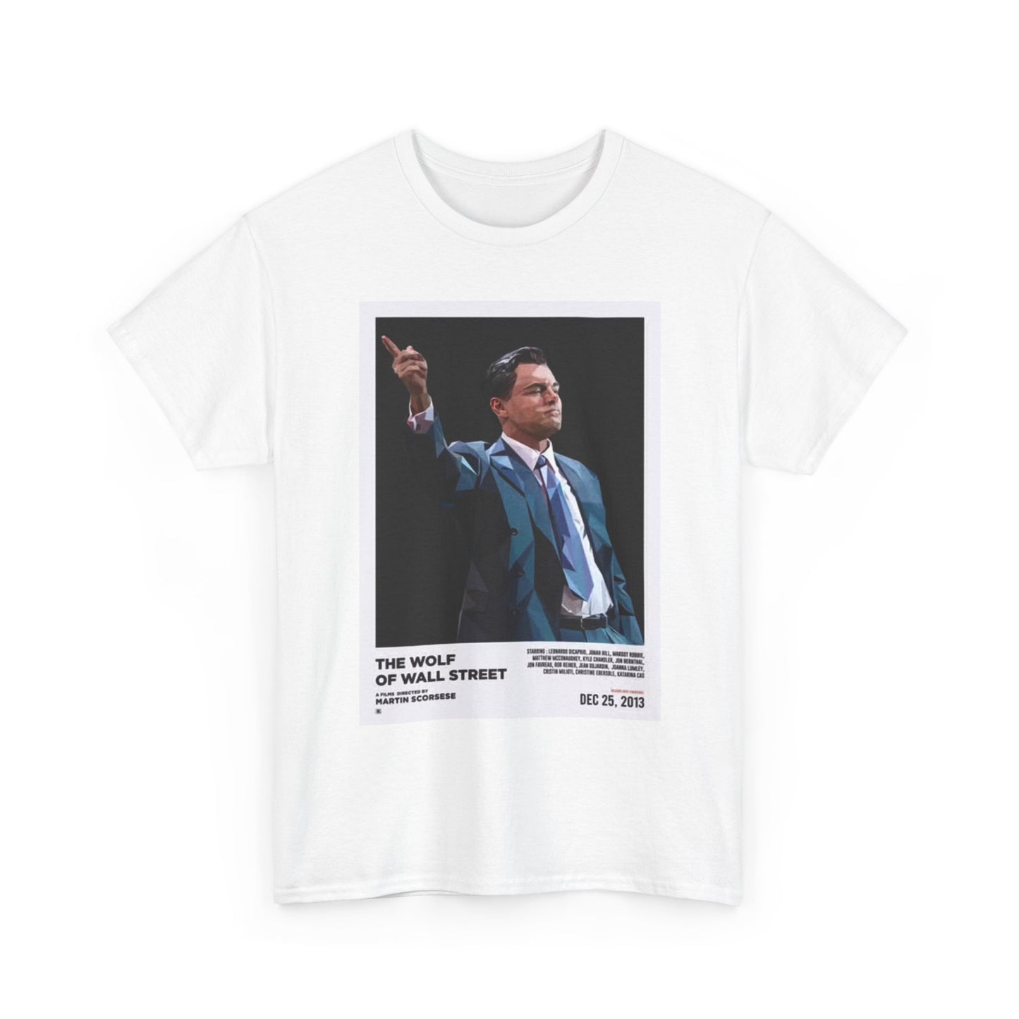 The Wolf Of Wallstreet Graphic T Shirt Funny Vintage Movie Unisex Heavy Cotton
