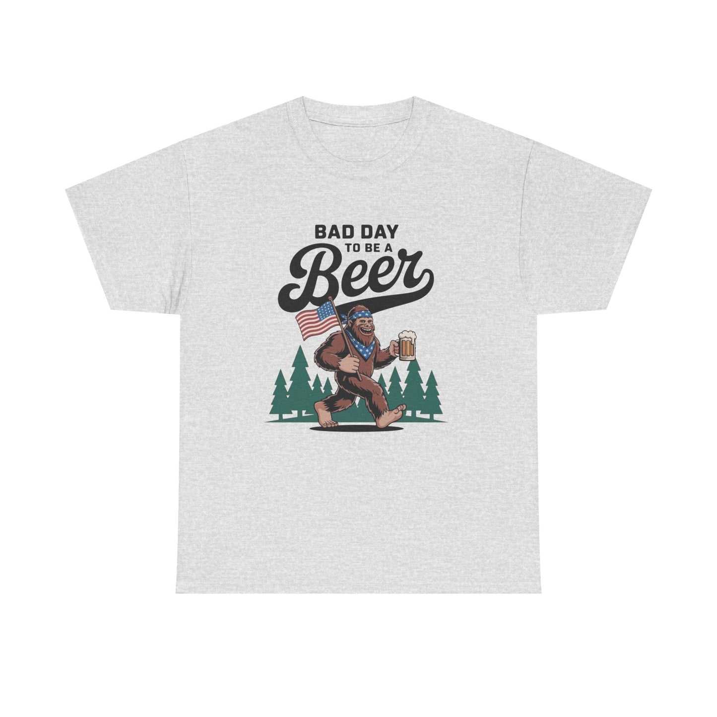Bad Day To Be A Beer T Shirt Graphic Unisex Heavy Cotton Tee NEW GIFT