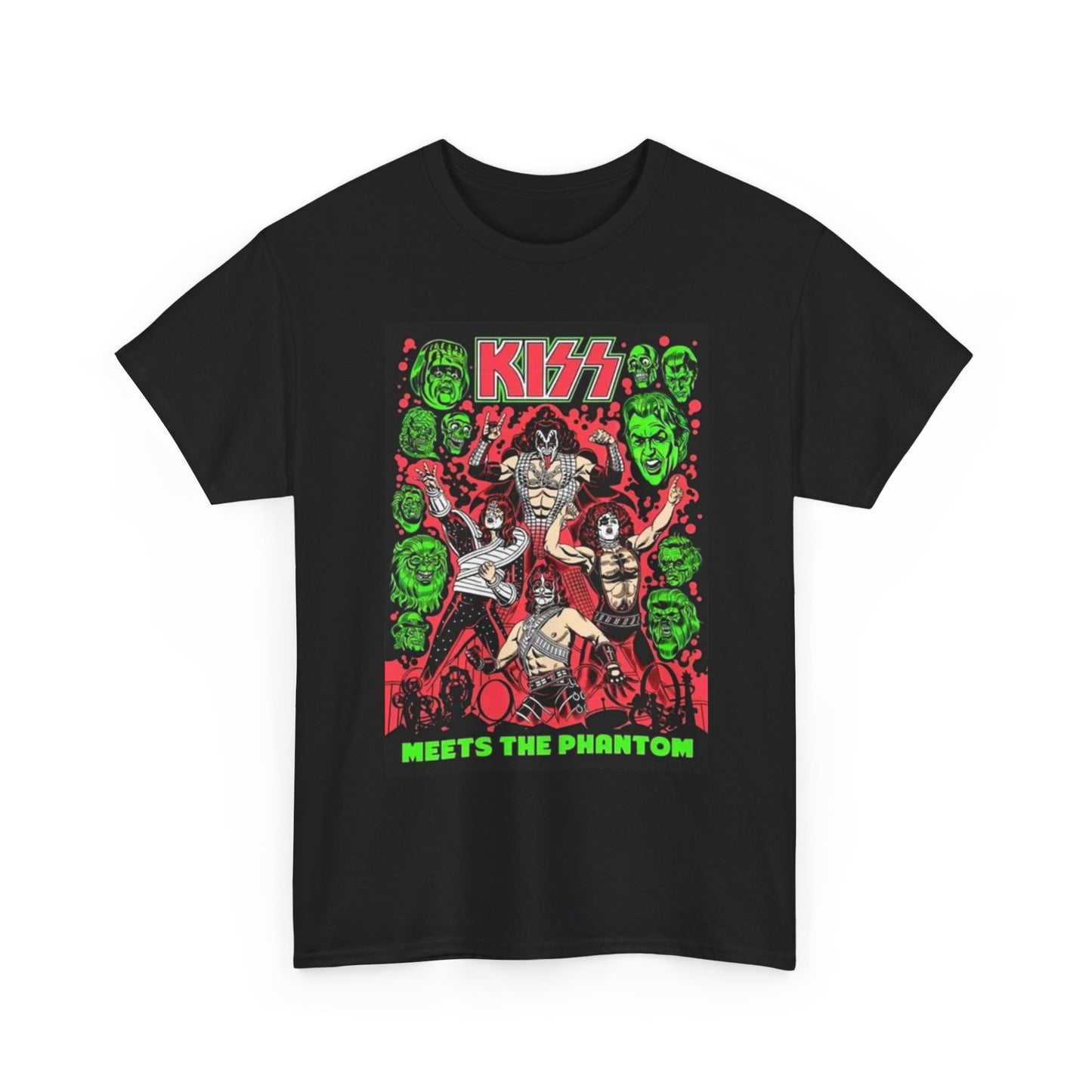 Kiss Graphic T Shirt Tour Merch Rock Vintage Unisex Heavy Cotton Tee