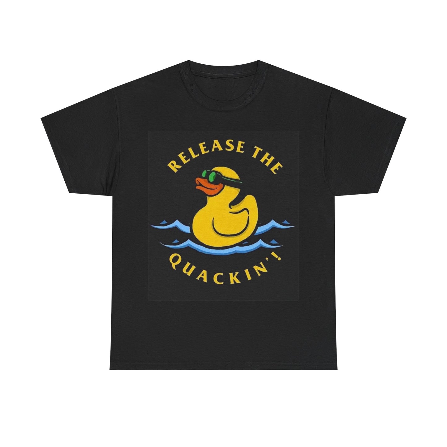 Duck shirt ocean rubber ducky vintage kids funny cute Unisex Heavy Cotton Tee