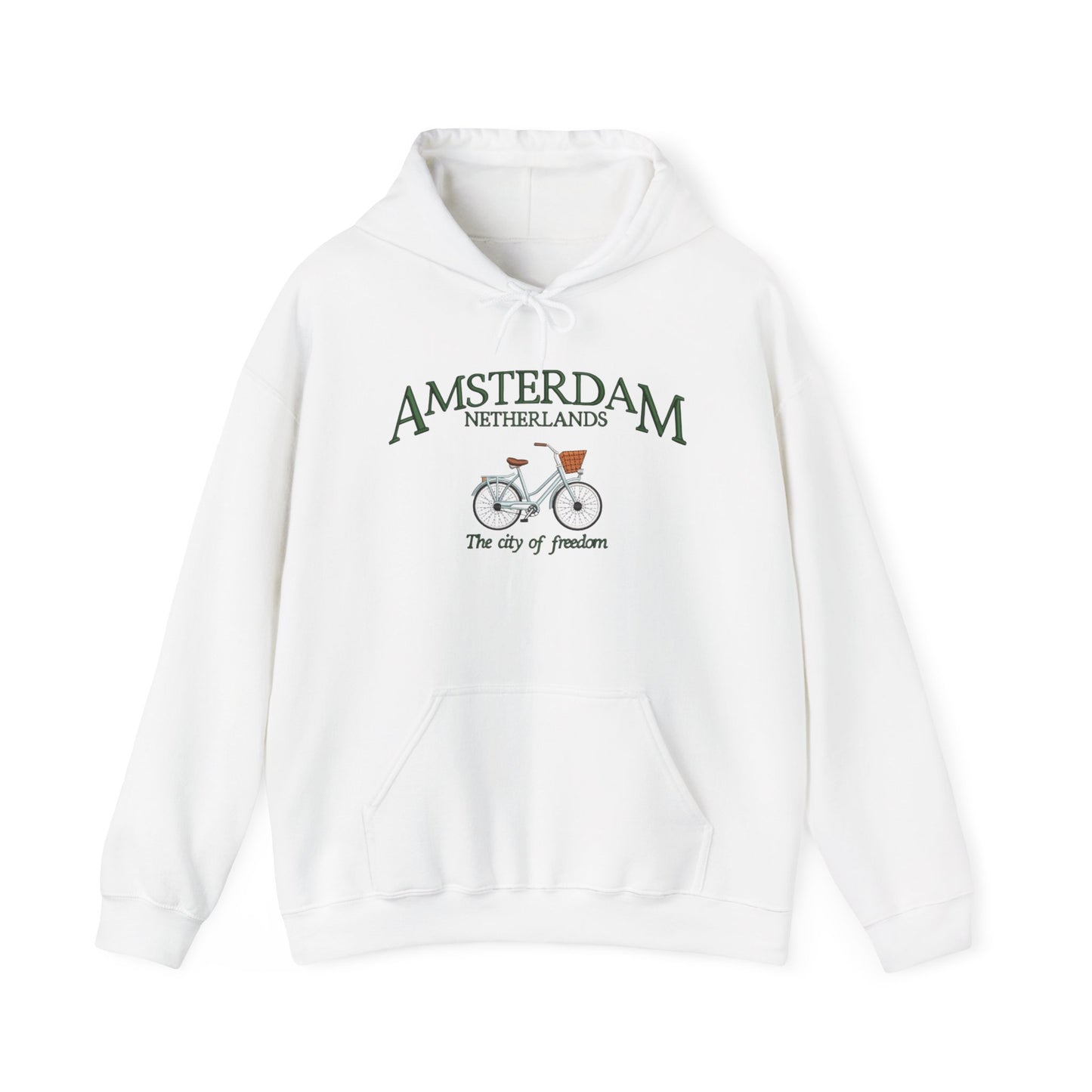 Amsterdam City Of Freedom Graphic Hoodie Heavy Blend Sweatshirt NEW