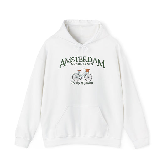 Amsterdam City Of Freedom Graphic Hoodie Heavy Blend Sweatshirt NEW