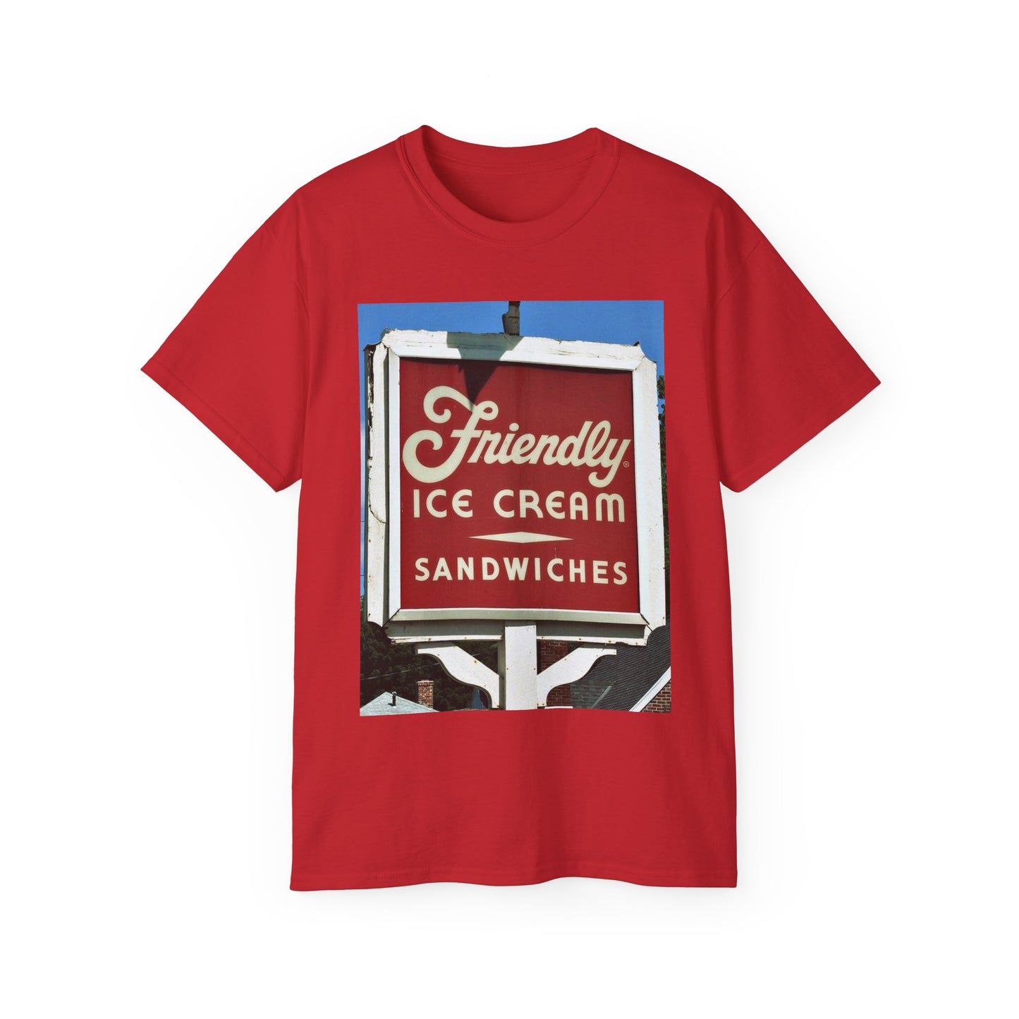 Friendlys ice cream T-shirt vintage New England restaurant chef Ultra Cotton Tee