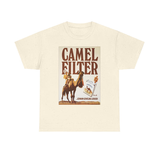 Camel Filter Cigarettes Vintage Graphic T Shirt Unisex Heavy Cotton Tee Gift