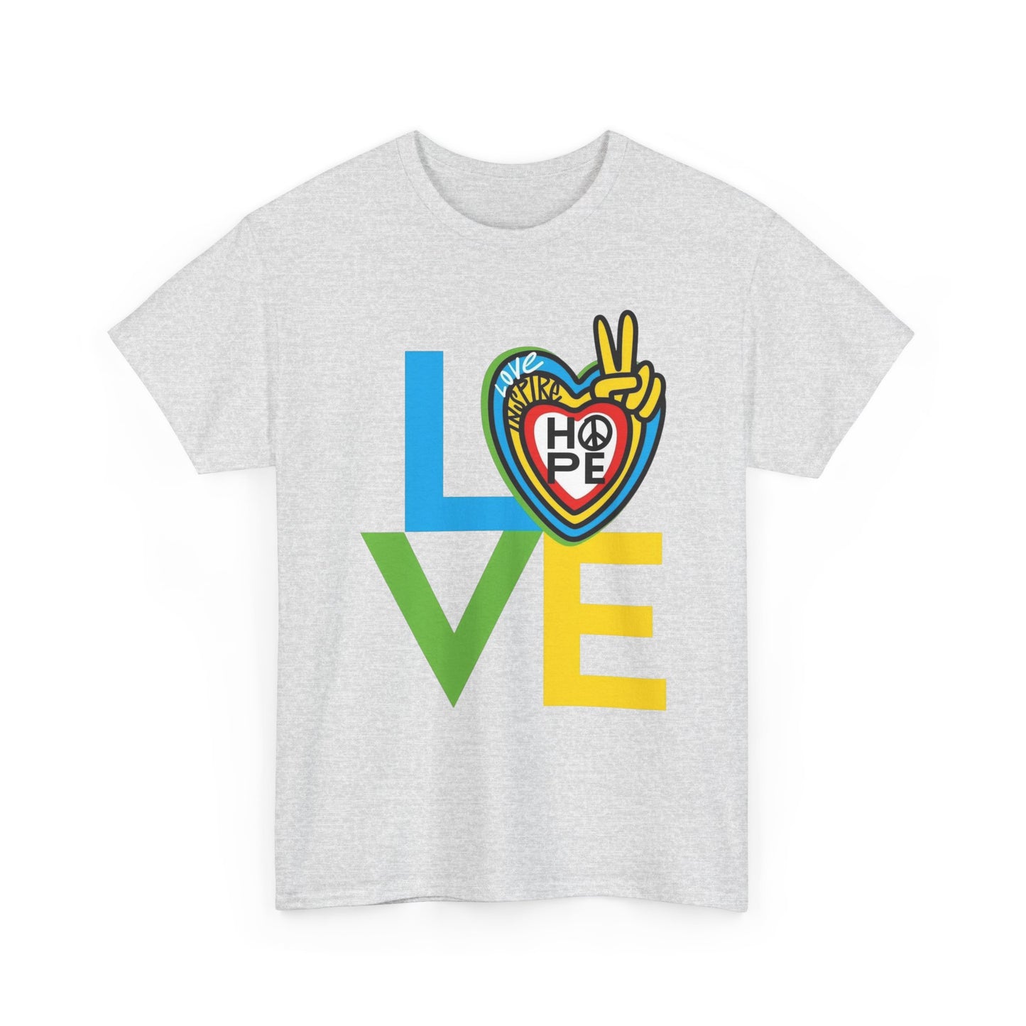 Love And Hope Graphic T Shirt Adult NEW