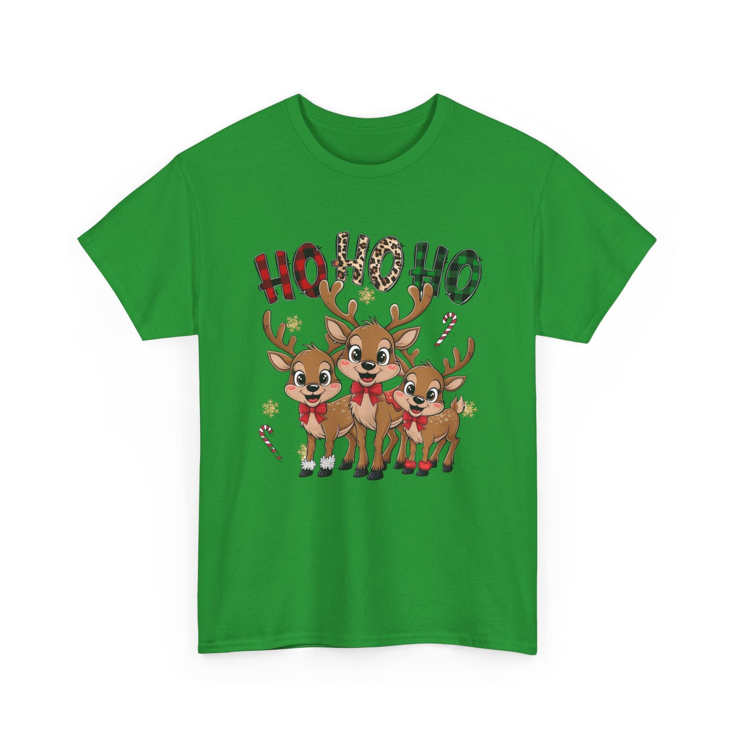 Ho Ho Ho Christmas Graphic T Shirt NEW Unisex Heavy Cotton Tee