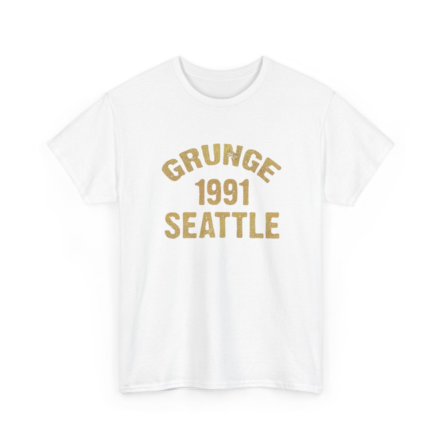 Grunge Seattle 90s Vintage Graphic T Shirt Unisex Heavy Cotton Tee