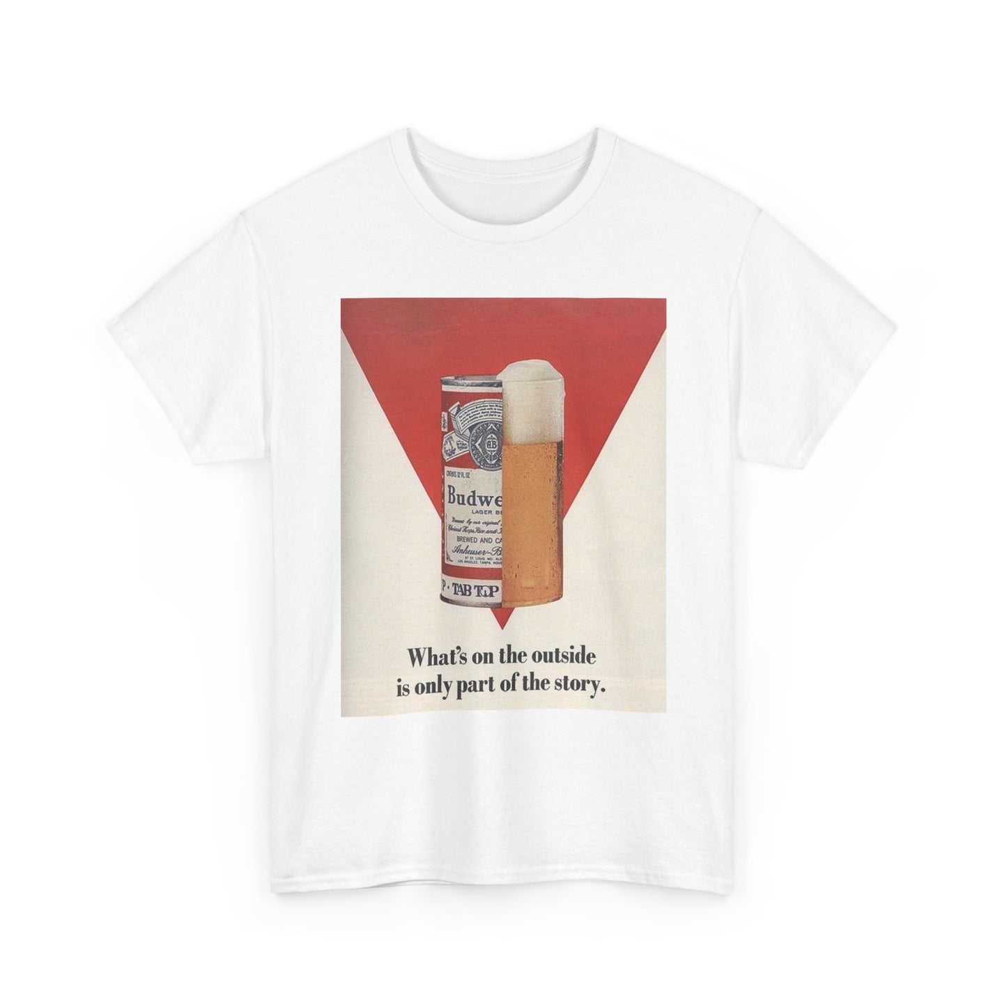 Bud Poster Vintage Retro 80s T Shirt Unisex Heavy Cotton Tee Gift