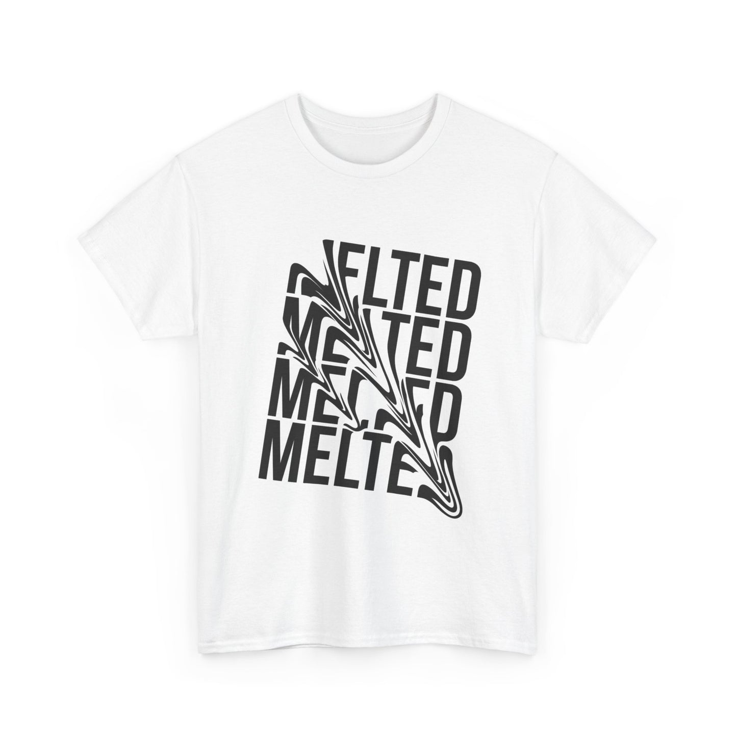 Melted Trippy T Shirt Unisex Heavy Cotton Tee