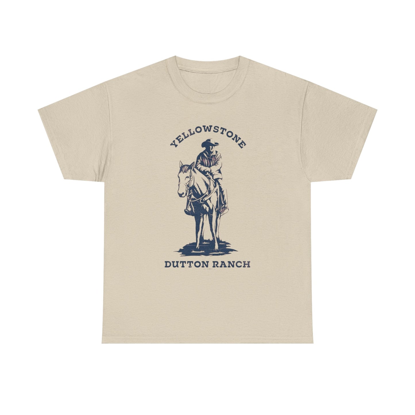 Yellowstone Dutton Ranch Vintage Graphic T Shirt Unisex Heavy Cotton New Gift