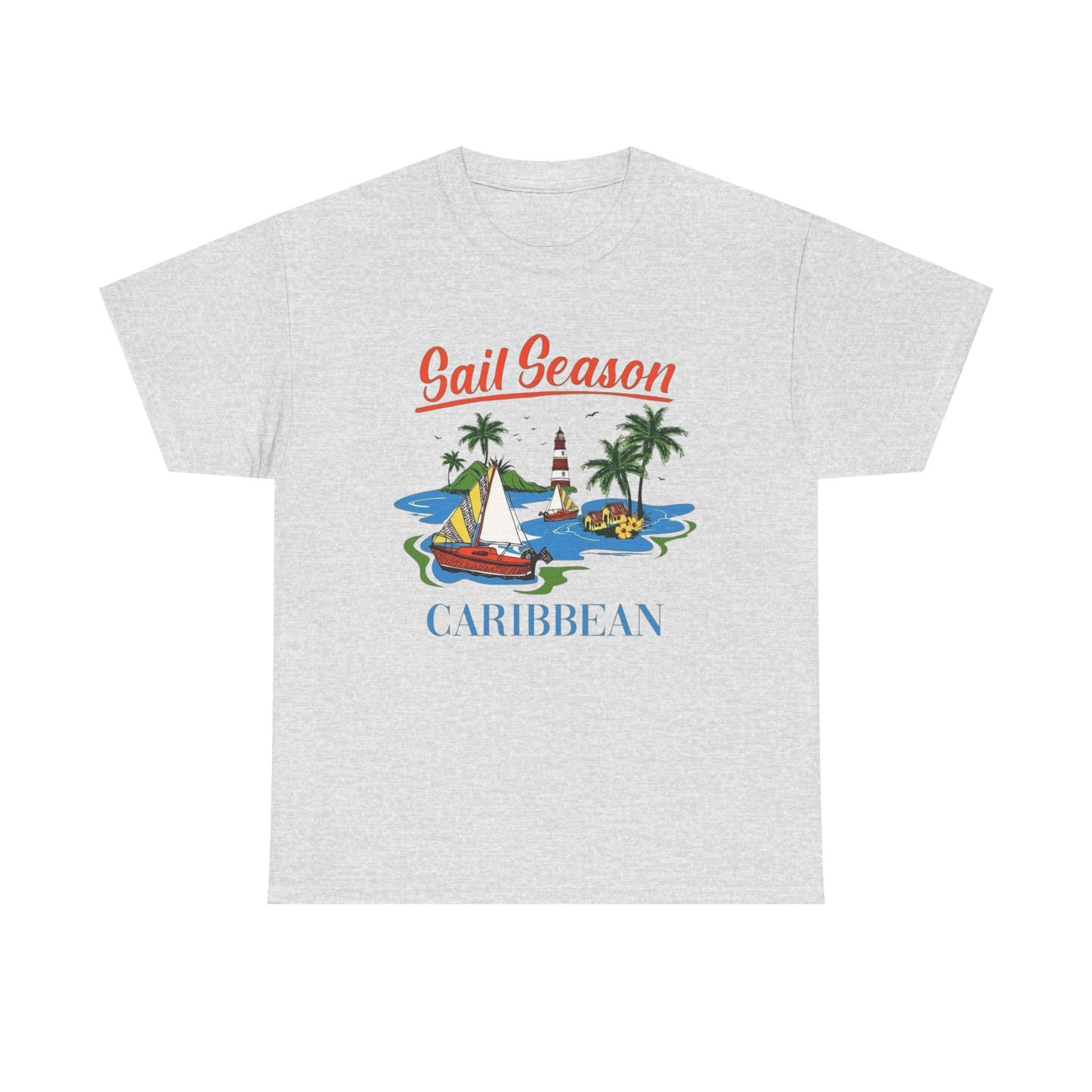 Sail Season Caribbean Graphic T Shirt NEW ADULT