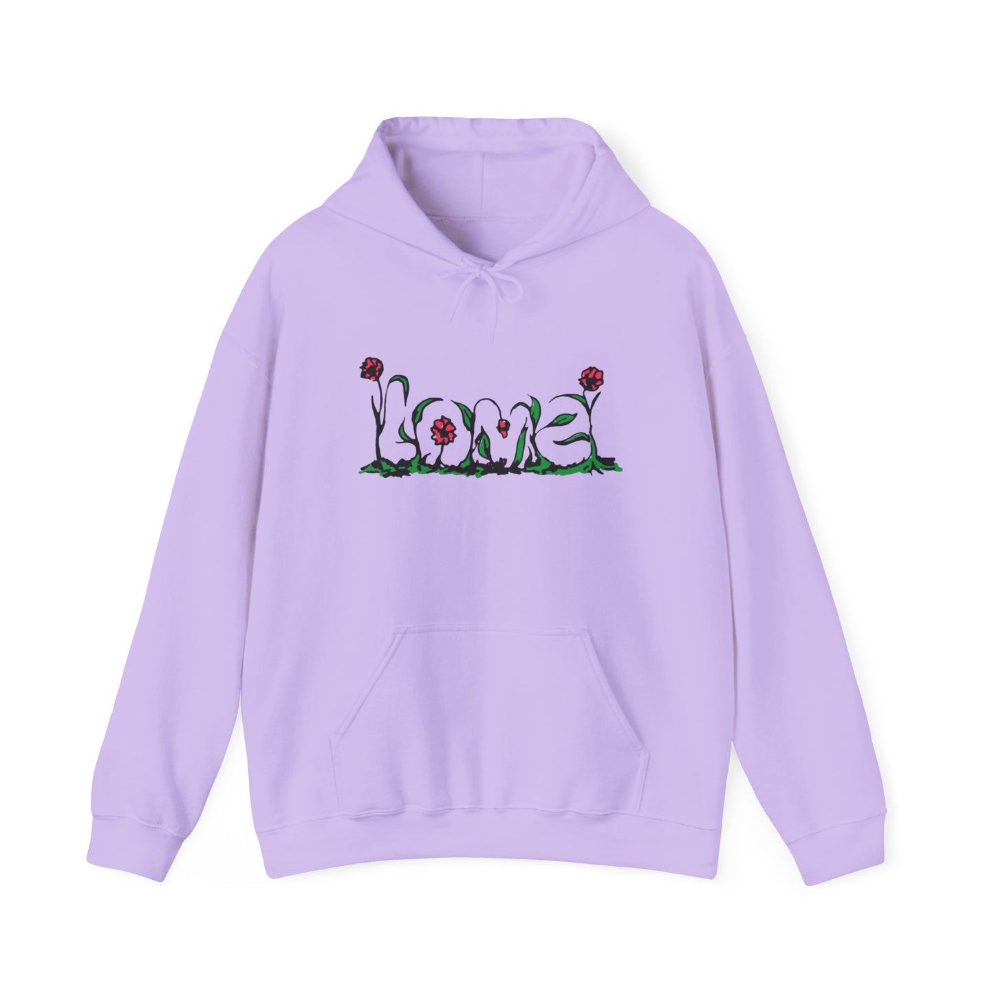 Love Roses Graphic Hoodie Unisex Heavy Blend™ Hooded Sweatshirt