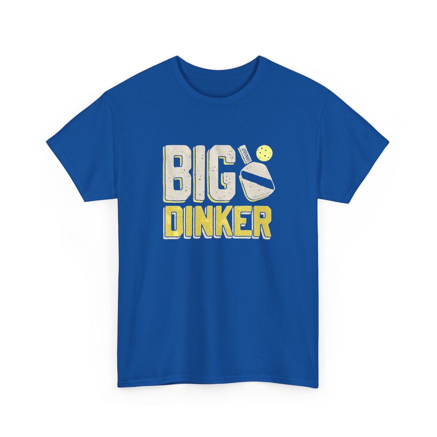 Big Dinker Pickle Ball Graphic T Shirt NEW Unisex Heavy Cotton Tee