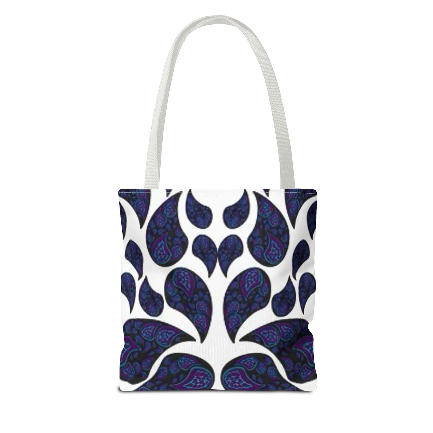 White And Blue Paisley Multi Color BRAND NEW MODERN Tote Bag (AOP)