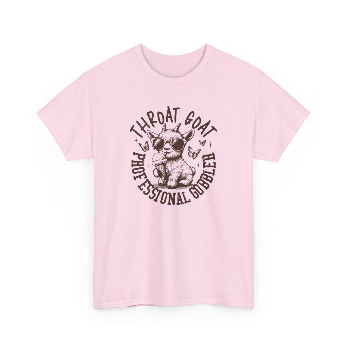 Throat Goat Funny Sex Graphic T Shirt S-5XL NEW Unisex Heavy Cotton Tee