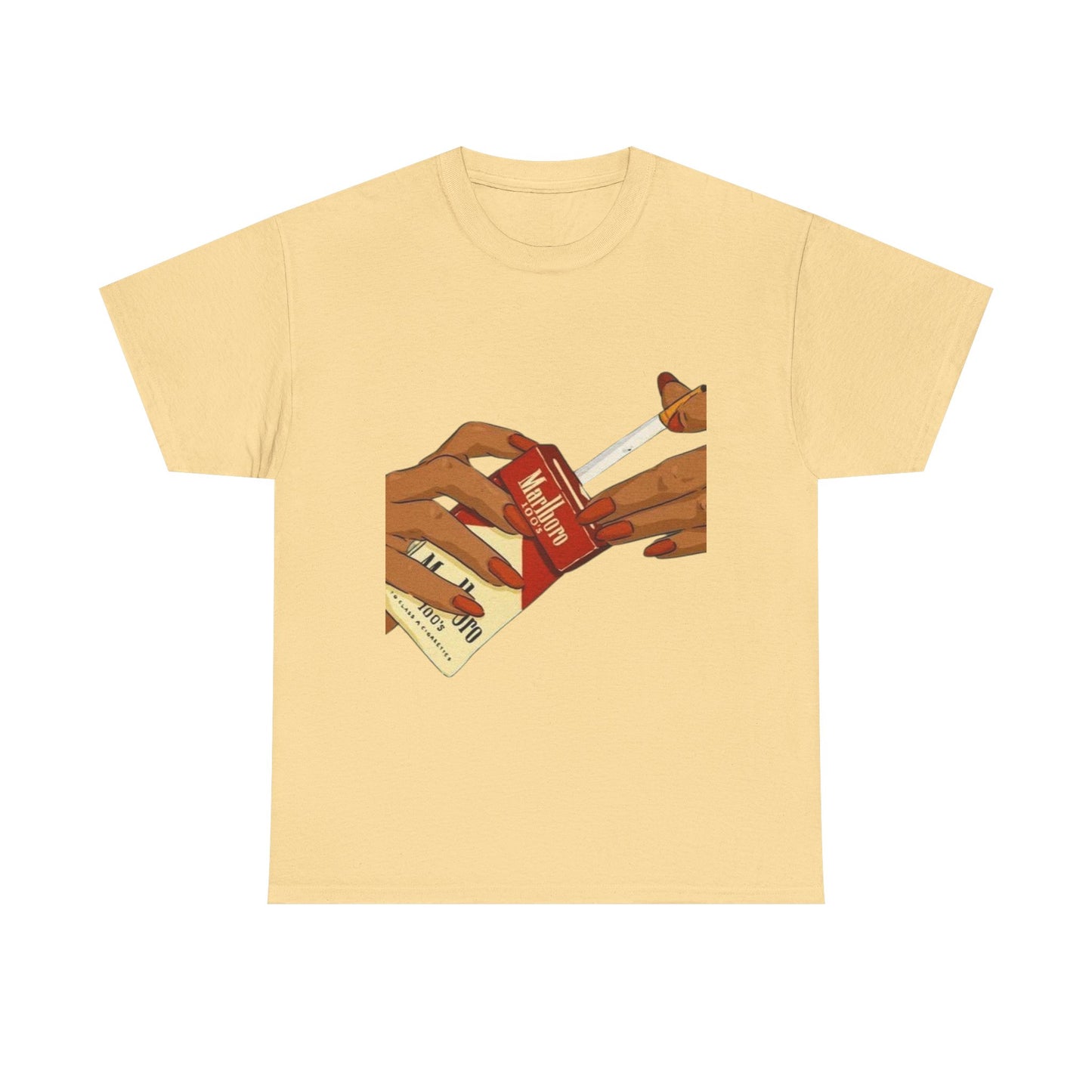 Vintage Cigarettes Graphic T Shirt NEW Adult Unisex Heavy Cotton Tee