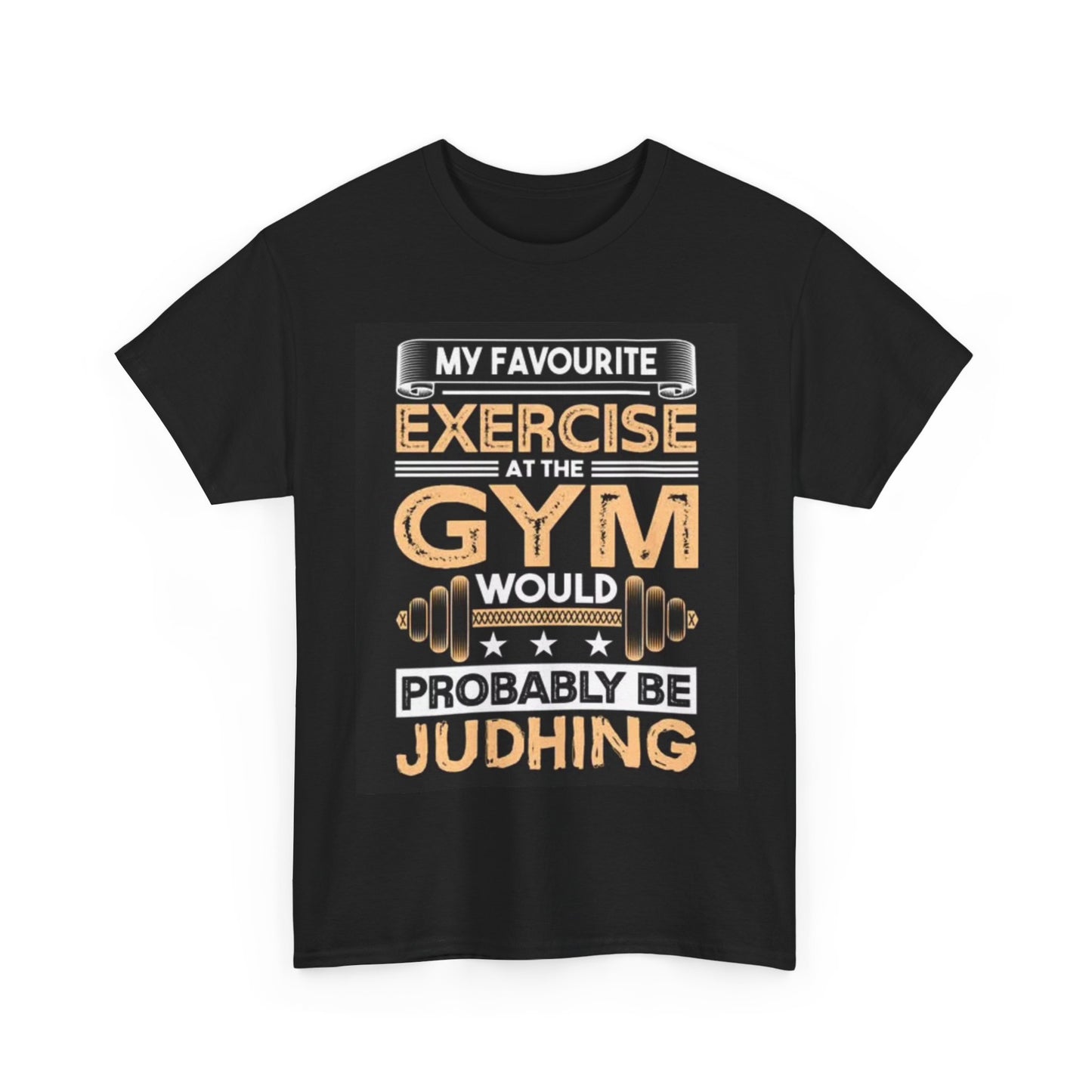 My Favorite Exercise Shirt Funny Graphic Gym Gear Unisex Heavy Cotton Tee