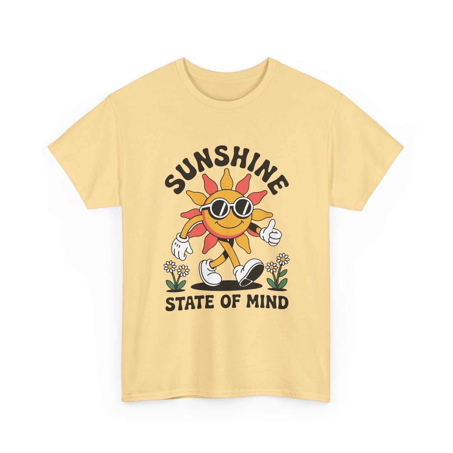 Sunshine State Of Mind Graphic T Shirt NEW ADULT TEE VINTAGE