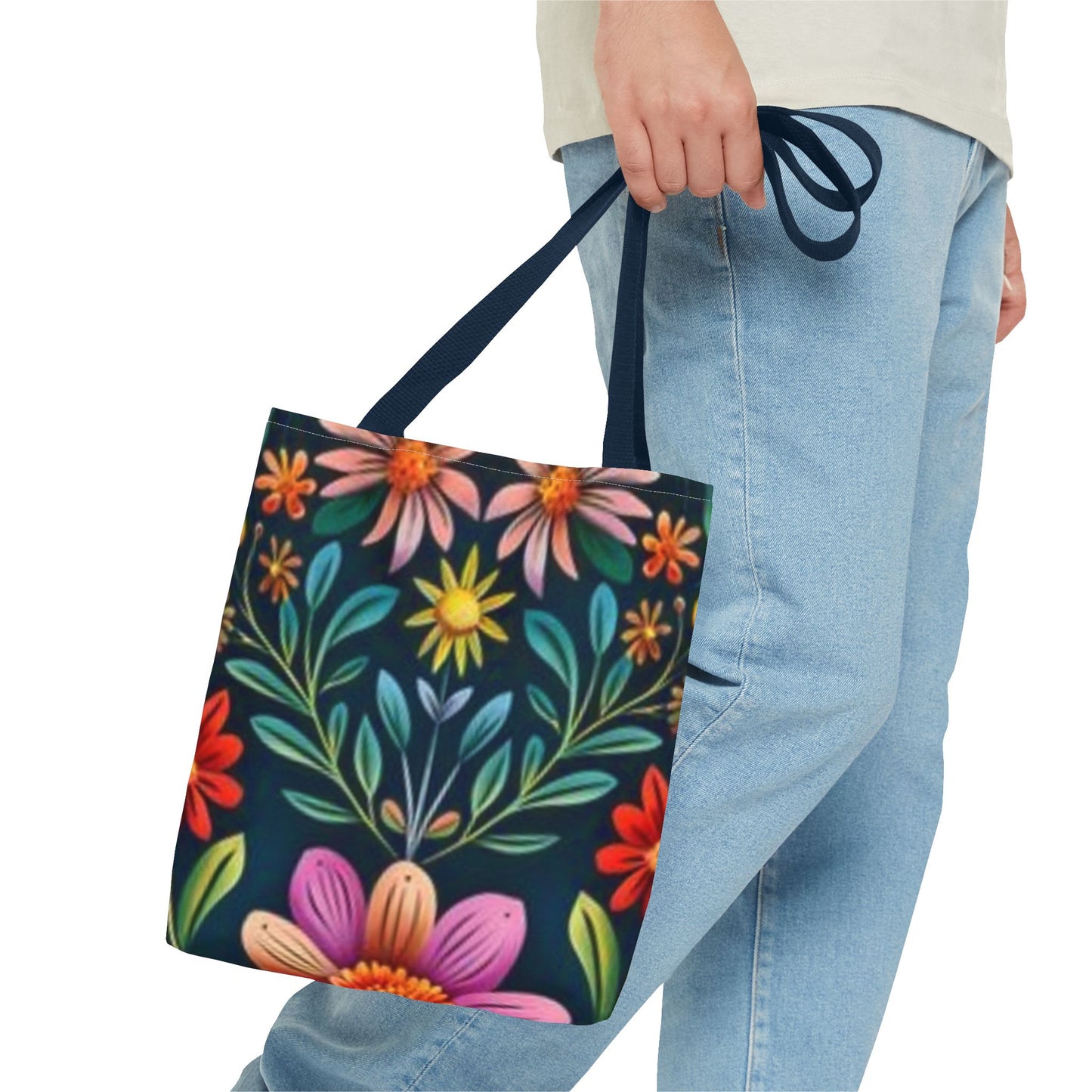Flowers All Over Print BRAND NEW Purse, Pocketbook,Travel Tote Bag