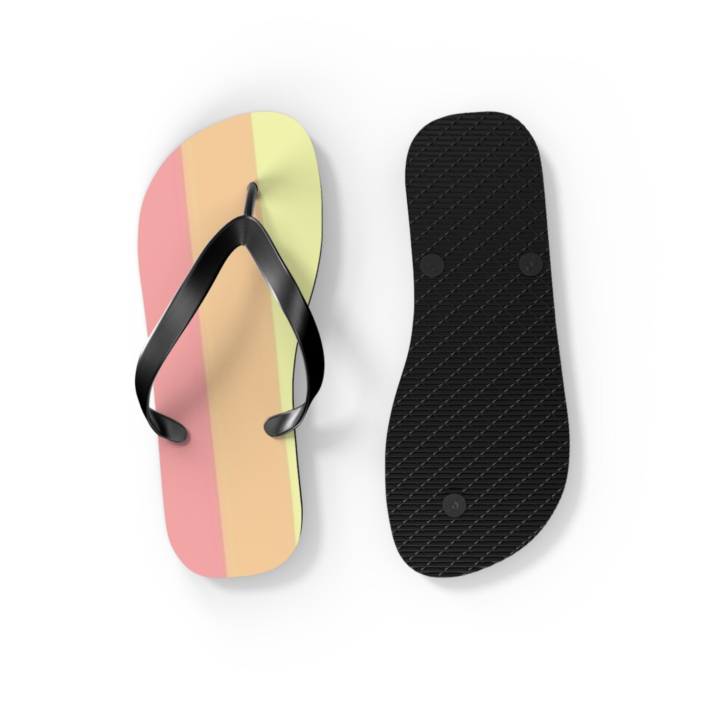 Rainbow Beach Sandals, Slides for Summer, Flip Flops, Water Resistant