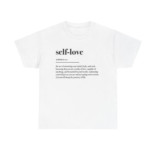 Self Love Graphic T Shirt Love Self Help Unisex Heavy Cotton Tee