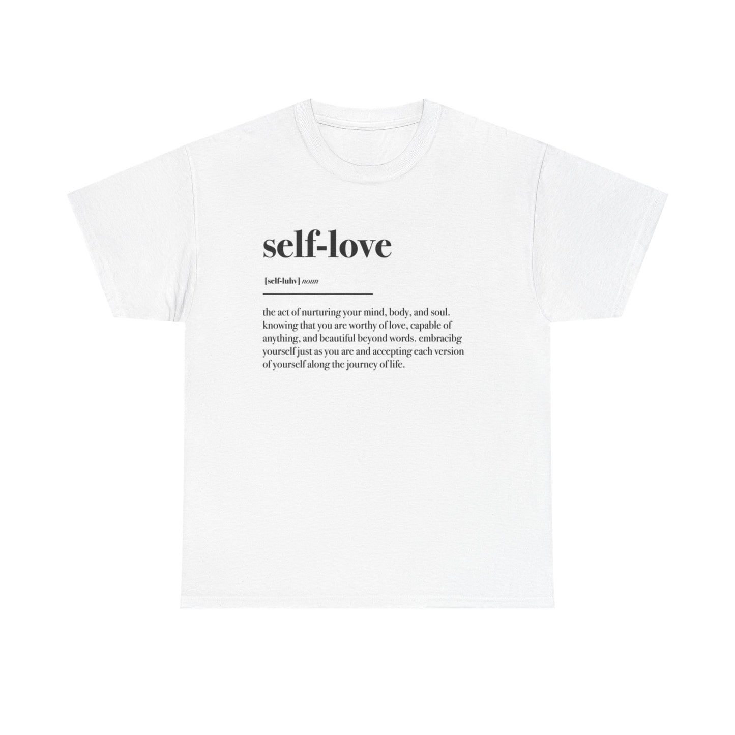 Self Love Graphic T Shirt Love Self Help Unisex Heavy Cotton Tee