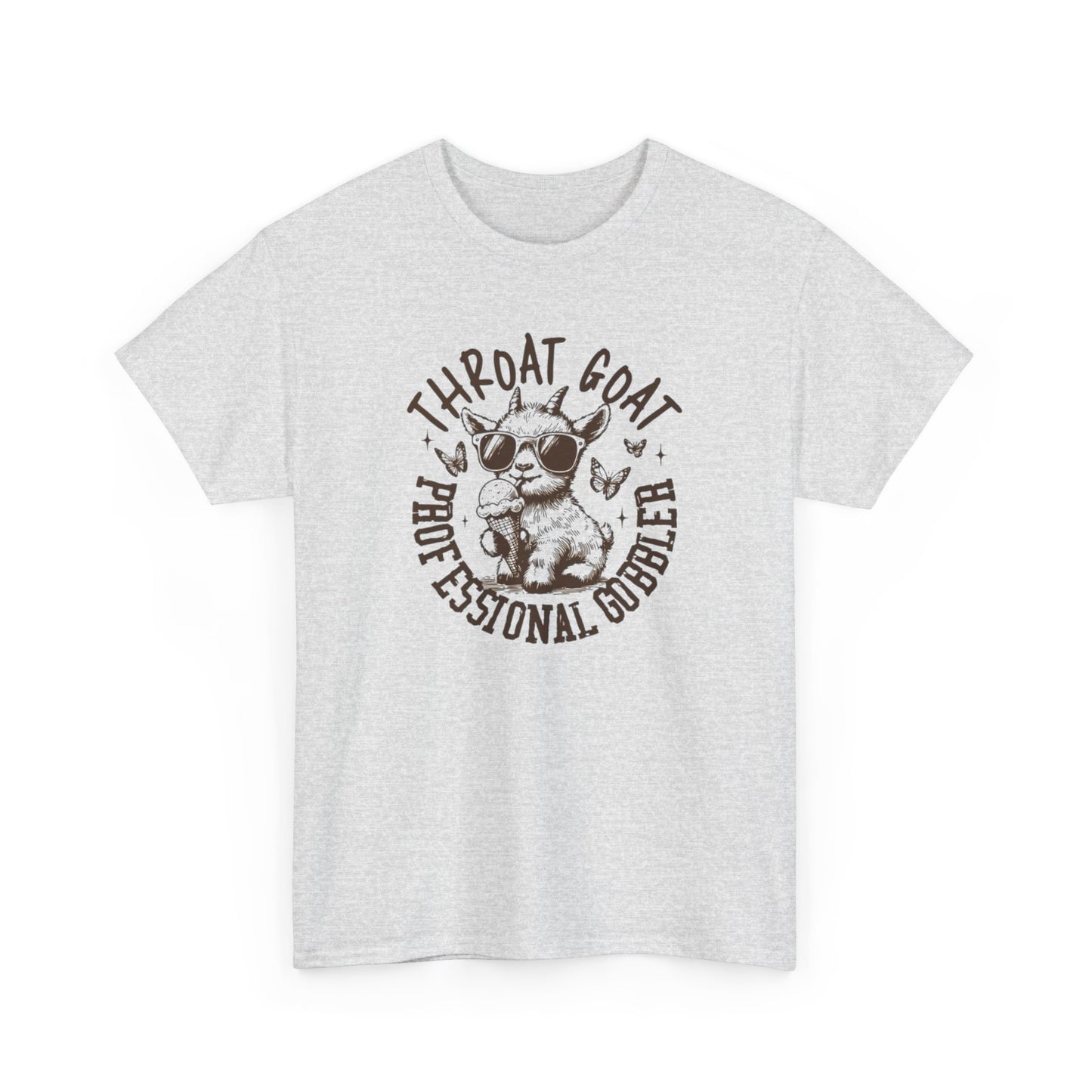 Throat Goat Funny Sex Graphic T Shirt S-5XL NEW Unisex Heavy Cotton Tee