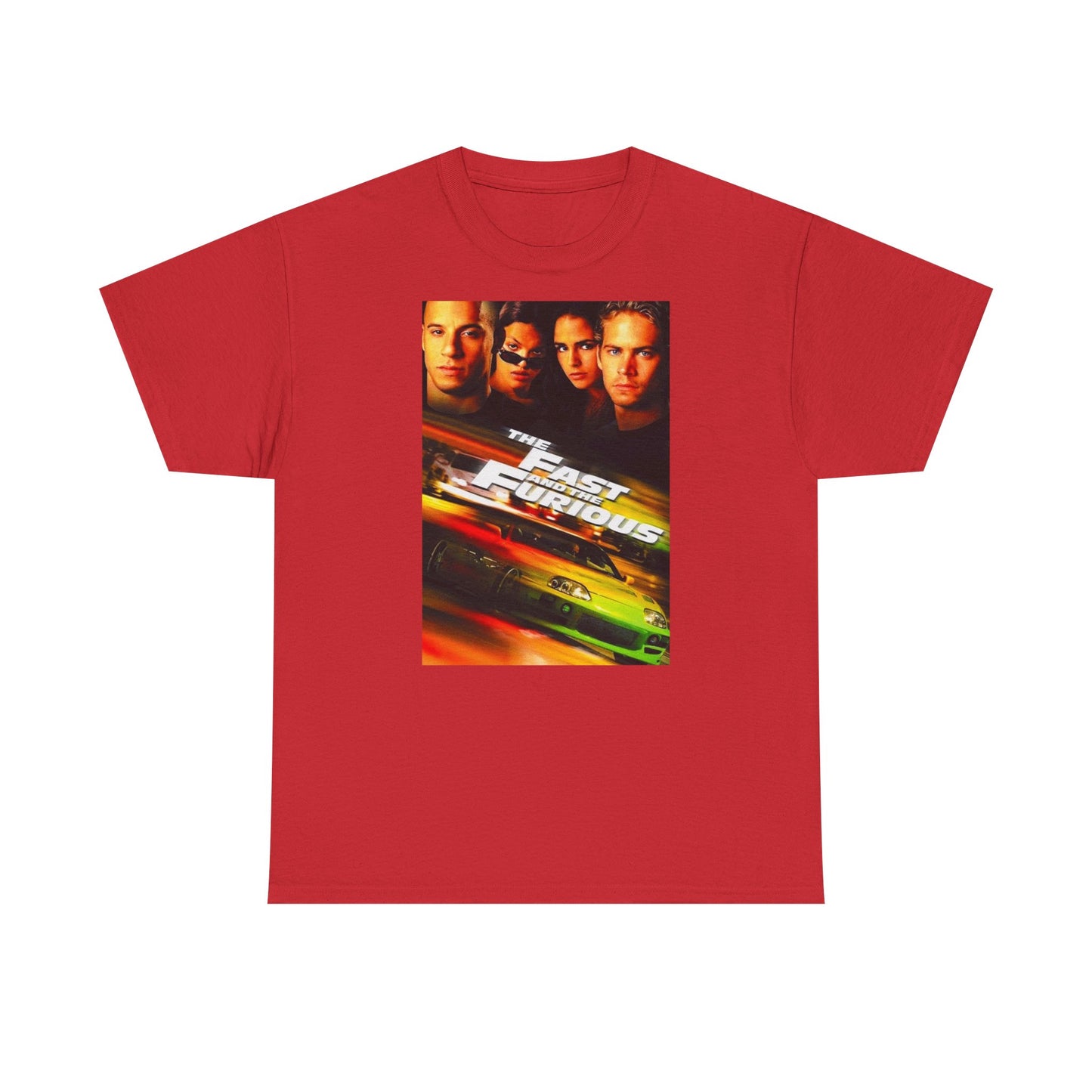 Fast and the furious T-shirt Retro Movie car club Cali Unisex Heavy Cotton Tee