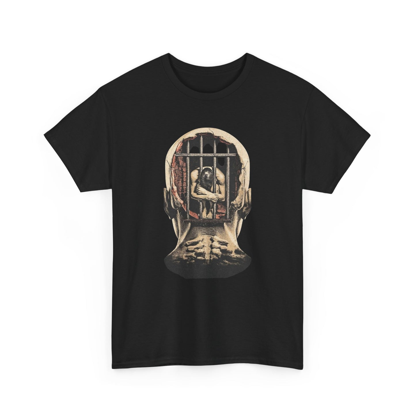Prison Of The Mind T Shirt Graphic Unisex Heavy Cotton Tee NEW GIFT
