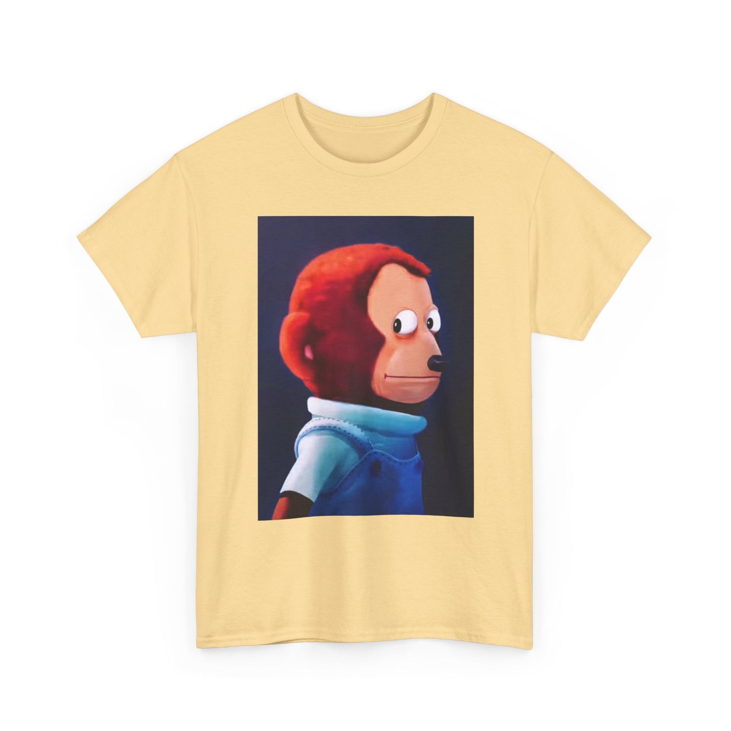 Funny Side Eye Jokes T Shirt MEME Comedy Cartoon Painting Unisex Heavy Cotton