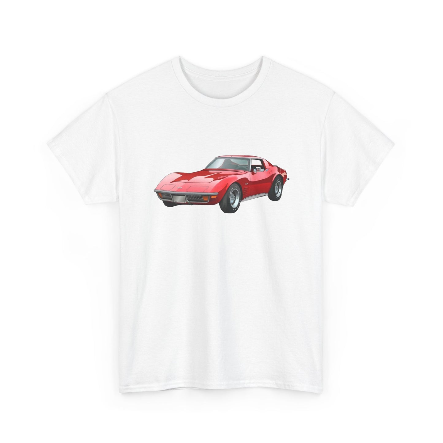 Retro C3 Corvette Muscle Car Graphic T Shirt NEW Unisex Heavy Cotton Tee